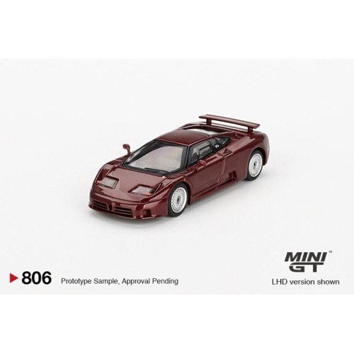 MGT00806-BL - 1/64 BUGATTI EB110 GT DARK RED METALLIC (LHD) BLISTER PACKAGING