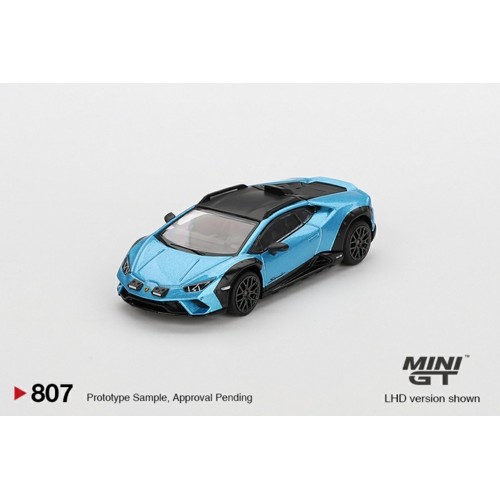 MGT00807-BL - 1/64 LAMBORGHINI HURACAN STERRATO BLU AEGIR (LHD) BLISTER PACKAGING