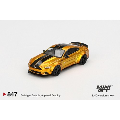 MGT00847-BL - 1/64 LB-WORKS FORD MUSTANG LB GOLD (LHD) BLISTER PACKAGING