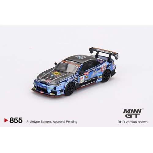 MGT00855-BL - 1/64 NISSAN SILVIA (S15) D-MAX NO.70 D-MAX RACING 2023 D1 GRAND PRIX (RHD) JAPAN EXCLUSIVE BLISTER PACKAGING