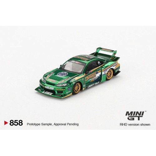 MGT00858-BL - 1/64 NISSAN LB-SUPER SILHOUETTE S15 SILVIA LBWK 2024 FAUSTO RACING (RHD) BLISTER PACKAGING