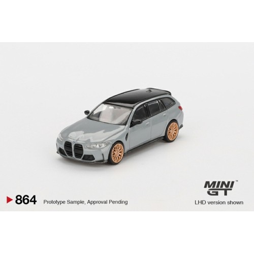 MGT00864-BL - 1/64 BMW M3 COMPETITION TOURING BROOKLYN GREY (LHD) BLISTER PACKAGING