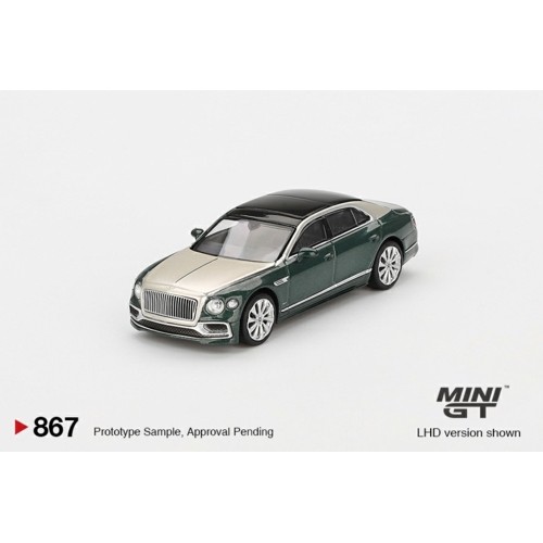 MGT00867-BL - 1/64 BENTLEY FLYING SPUR WHITE SAND VERDANT (LHD) BLISTER PACKAGING