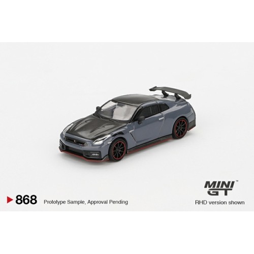 MGT00868-BL - 1/64 NISSAN GT-R NISMO 2024 NISMO STEALTH GREY (LHD) BLISTER PACKAGING