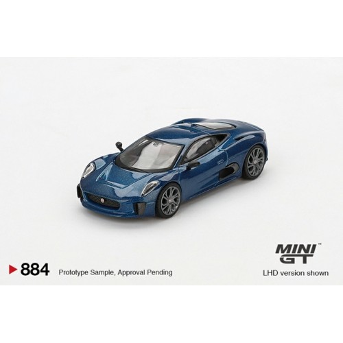 MGT00884-BL - 1/64 JAGUAR C-X75 BLUE (LHD) BLISTER PACKAGING