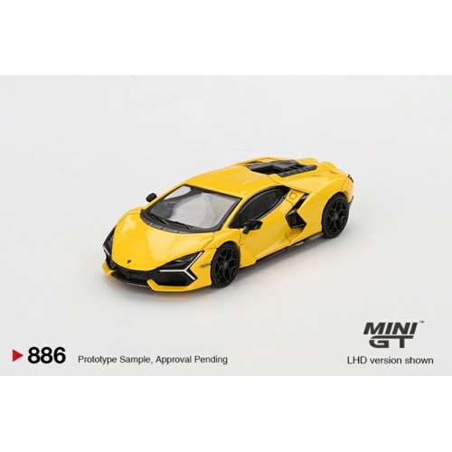 MGT00886-BL - 1/64 LAMBORGHINI REVUELTO GIALLO (LHD) BLISTER PACKAGING