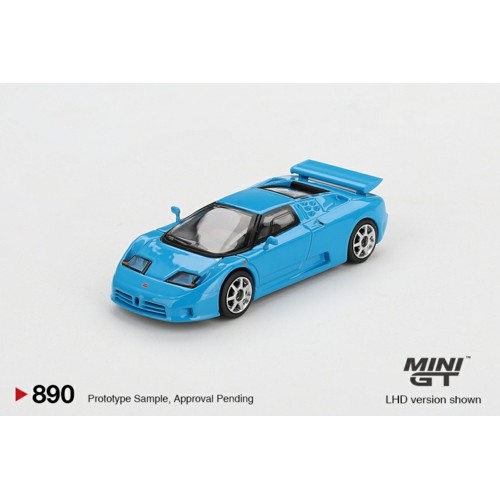 MGT00890-BL - 1/64 BUGATTI EB110 SUPER SPORT BLU BUGATTI (LHD) BLISTER PACKAGING