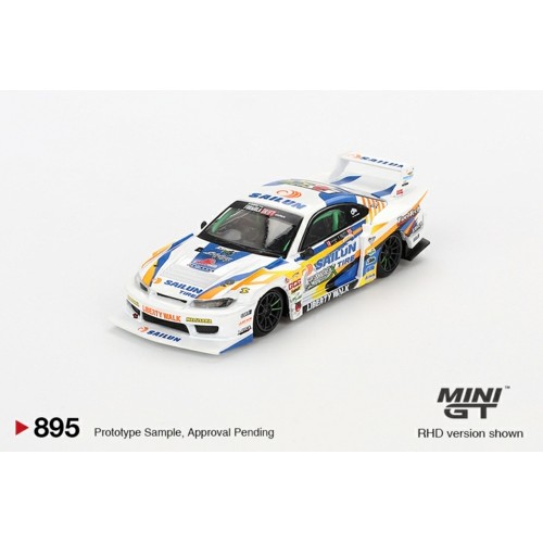 MGT00895-BL - 1/64 NISSAN LB-SUPER SILHOUETTE S15 SILVIA NO.555 2023 FORMULA DRIFT JAPAN (RHD) BLISTER PACKAGING