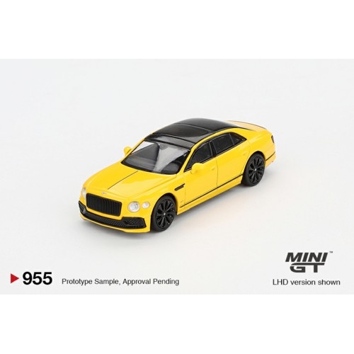 MGT00955-BL - 1/64 BENTLEY FLYING SPUR MONACO YELLOW (LHD) BLISTER PACKAGING