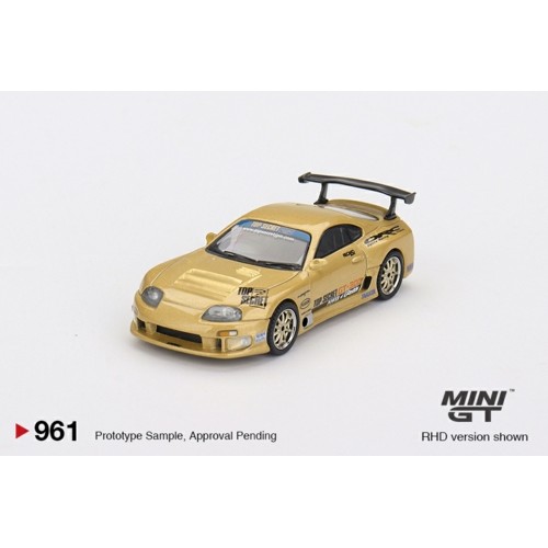 MGT00961-BL - 1/64 TOYOTA SUPRA (A80) TOP SECRET GT-300 TOP SECRET GOLD (RHD) BLISTER PACKAGING