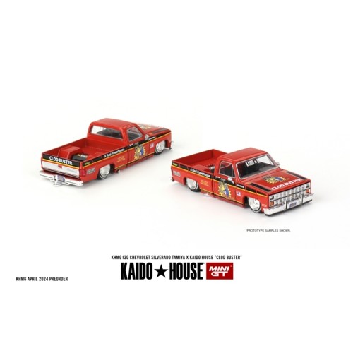 MGTKHMG130 - 1/64 CHEVROLET SILVERADO TAMIYA X KAIDO HOUSE CLOD BUSTER