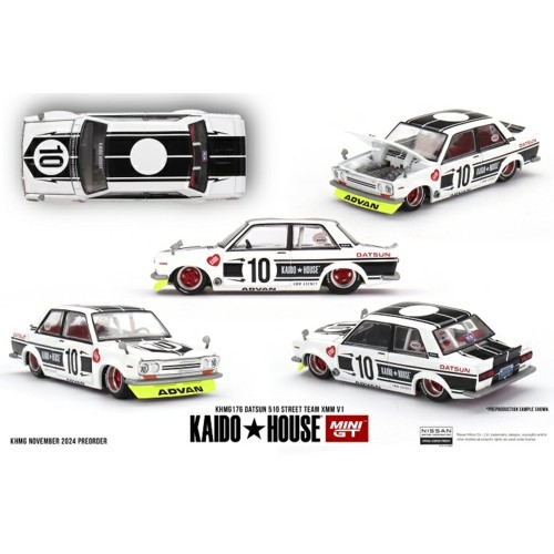 MGTKHMG176 - 1/64 DATSUN 510 STREET TEAM XMM V1