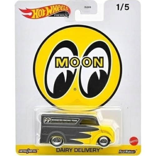 MHWDLB45-HKC93 HOT WHEELS REAL RIDERS DAIRY DELIVERY MOON EYES 1/5