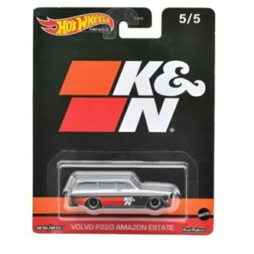 MHWDLB45-HKD07 - HOT WHEELS REAL RIDERS VOLVO P220 AMAZON ESTATE K&N 5/5