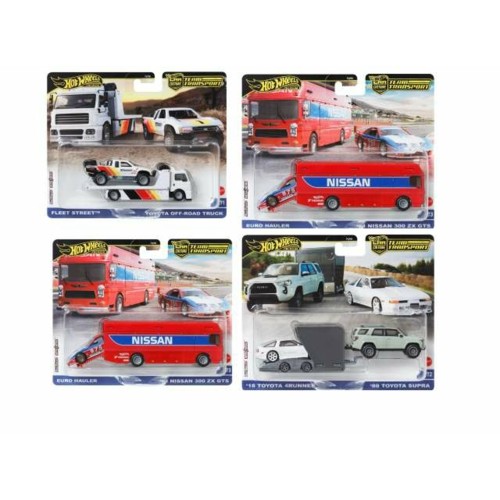 MHWFLF56-957D - X4 HOTWHEELS TEAM TRANSPORTERS ASST 957D 2024 D CASE ASSORTMENT