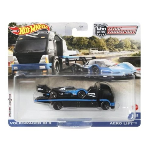 MHWFLF56-GRK69 - HOT WHEELS TEAM TRANSPORT VOLKSWAGEN ID R & AERO LIFT No.35