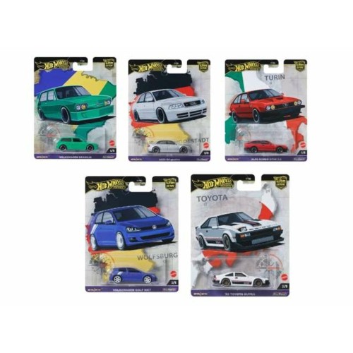 MHWFPY86-976A - 976A X10 1/64 HOTWHEELS CAR CULTURE WORLD TOUR ASST