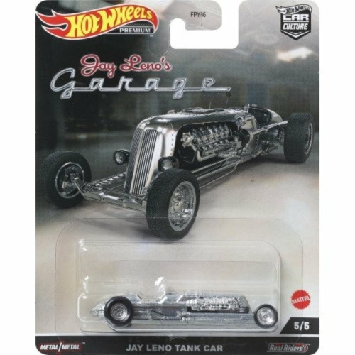 MHWFPY86-HCJ85 - HOT WHEELS JAY LENO'S GARAGE JAY LENO TANK CAR 5/5