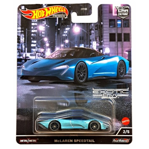 MHWFPY86-HCJ92 - HOTWHEELS EXOTIC ENVY MCLAREN SPEEDTAIL 2/5