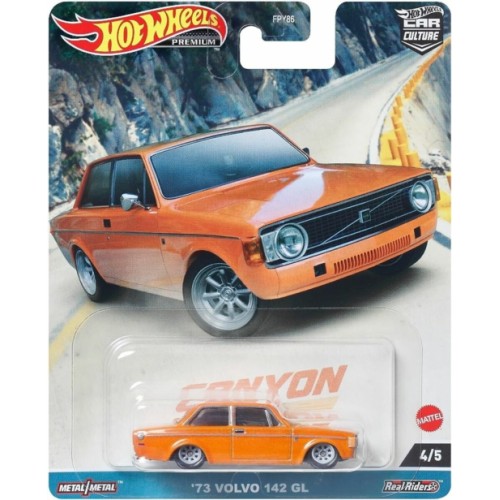 MHWFPY86-HKC53 - HOT WHEELS CANYON WARRIORS 1973 VOLVO 142 GL 4/5 HKC53