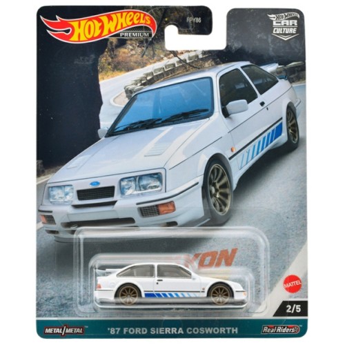 MHWFPY86-HKC54 HOT WHEELS CANYON WARRIORS '87 FORD SIERRA COSWORTH 2/5