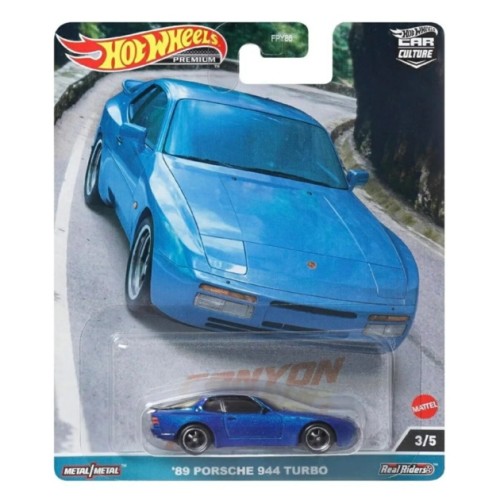 MHWFPY86-HKC56 - HOT WHEELS CANYON WARRIORS 1989 PORSCHE 944 TURBO 3/5 HKC56