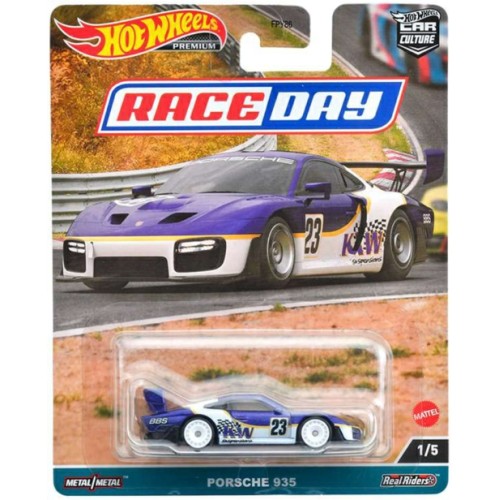 MHWFPY86-HCK59 - 1/64 HOT WHEELS RACE DAY PORSCHE 935 1/5