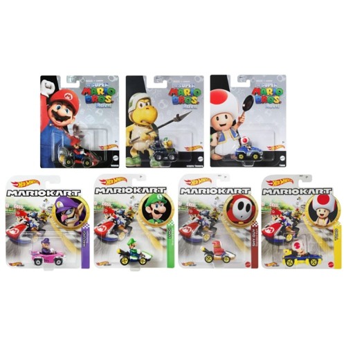 MHWGBG25-978F - X8 HOTWHEELS MARIO KART ASSORTMENT 978F