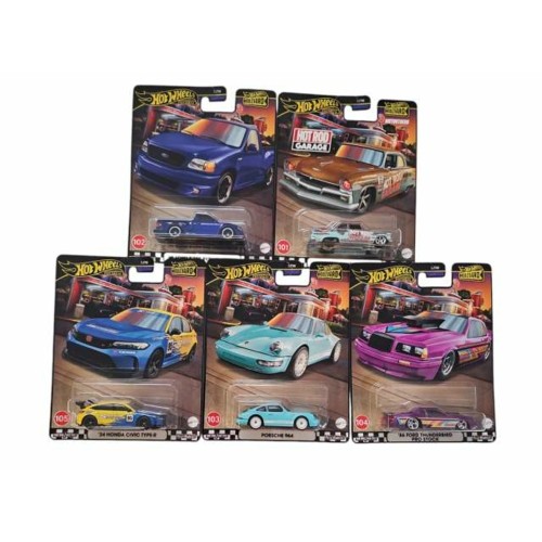 MHWGJT68-979W - X10 HOTWHEELS PREMIER BOULEVARD ASST