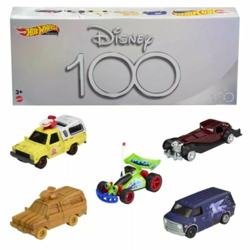 MHWHKF06 - HOTWHEELS DISNEY 100TH ANNIVERSARY DELUXE SET