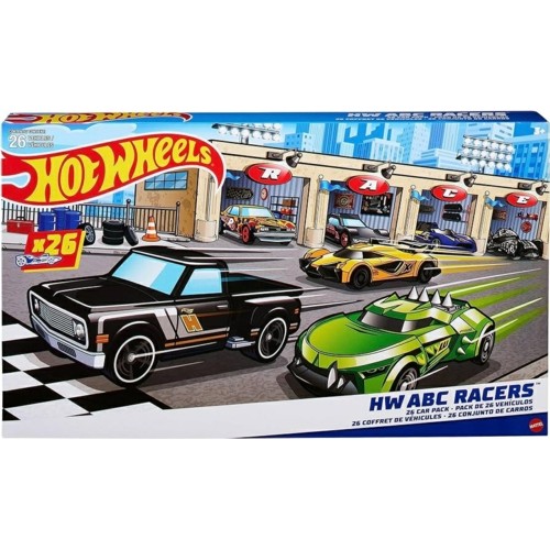 MHWHKL76 - HOT WHEELS ABC RACERS 26 CAR SET