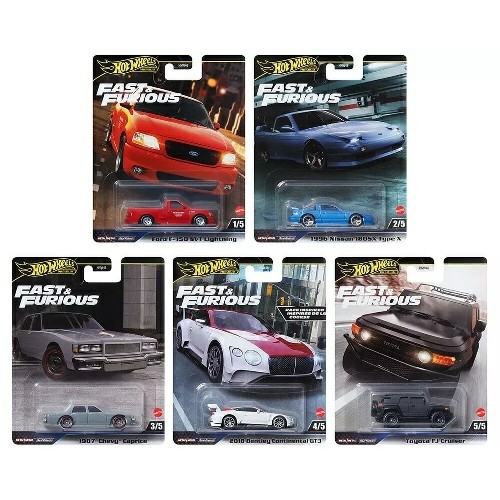 MHWHNW46-979H - X10 HOTWHEELS PREMIER FAST AND FURIOUS