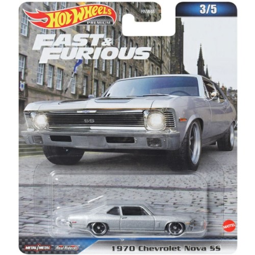 MHWHNW46-HNW54 - HOT WHEELS FAST AND FURIOUS PREMIUM DASH D 2023 CHEVY NOVA