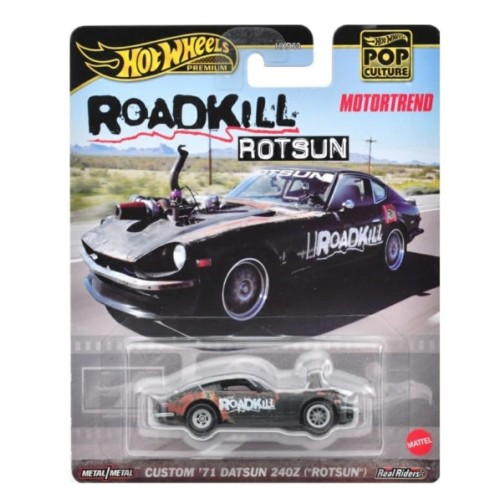 MHWHXD63-HKC37 - HOT WHEELS POP CULTURE 2023 MOTORTREND CUSTOM 1971 DATSUN 240Z ROTSUN