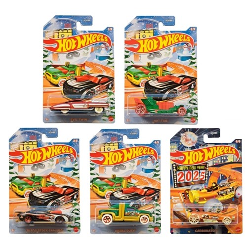 MHWW3099-979G - HOT WHEELS CHRISTMAS 2024 ASST 24 PCS