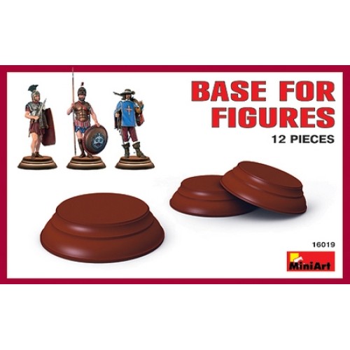 MIN16019 - 1/16 BASES FOR FIGURES (PLASTIC KIT)