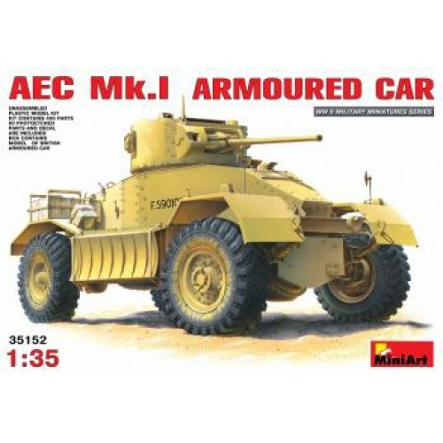 MIN35152 - 1/35 AEC MK.1 ARMOURED CAR (PLASTIC KIT)