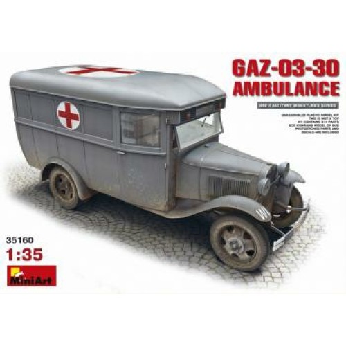 MIN35160 - 1/35 GAZ-03-30 AMBULANCE (PLASTIC KIT)