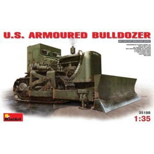 MIN35188 - 1/35 US ARMOURED BULLDOZER (PLASTIC KIT)