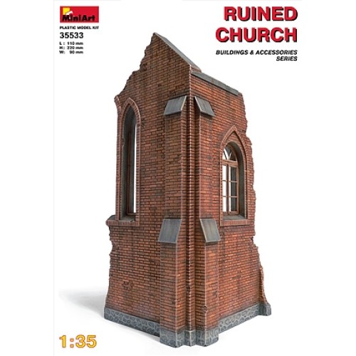 MIN35533 - 1/35 CHURCH RUIN (PLASTIC KIT)