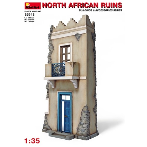 MIN35543 - 1/35 NORTH AFRICAN RUINS (PLASTIC KIT)