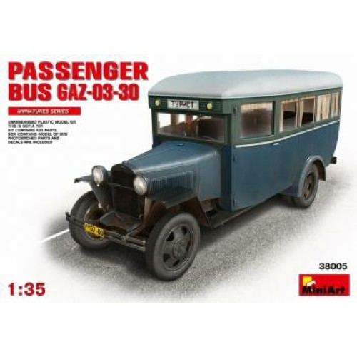 MIN38005 - 1/35 PASSENGER BUS GAZ-03-30 (PLASTIC KIT)