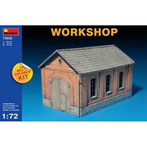 MIN72022 - 1/72 WORKSHOP (MULTI COLOURED KIT) (PLASTIC KIT)