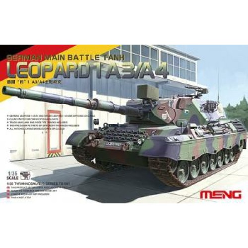 MNGTS-007 - 1/35 LEOPARD I A3/A4 MAIN BATTLE TANK (PLASTIC KIT)