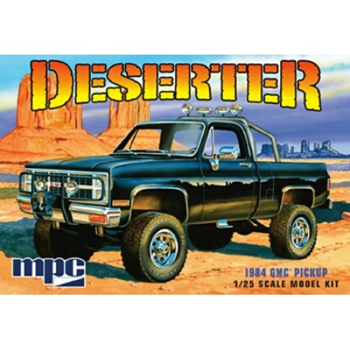 MPC848 - 1/25 1984 GMC PICKUP (MOULDED IN BLACK) (PLASTIC KIT)