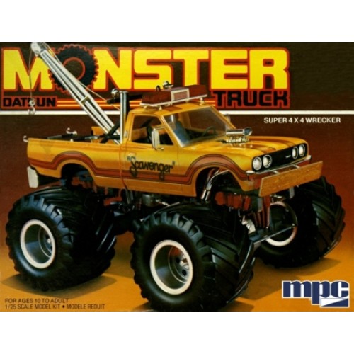 MPC852 - 1/25 1975 DATSUN SCAVENGER MONSTER PICKUP (PLASTIC KIT)