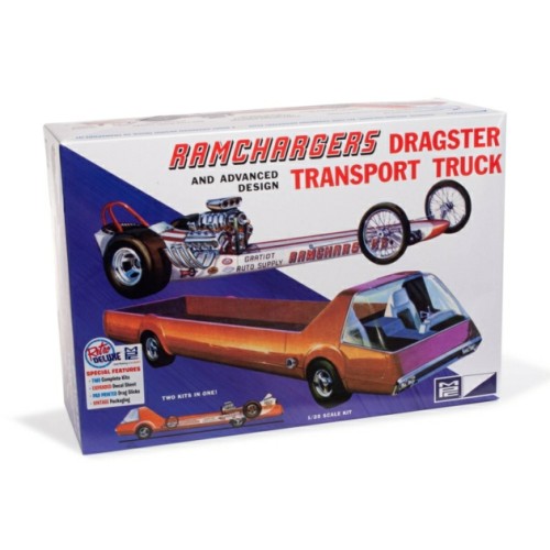 MPC970 - 1/25 RAMCHARGERS DRAGSTER AND TRANSPORTER TRUCK (PLASTIC KIT)