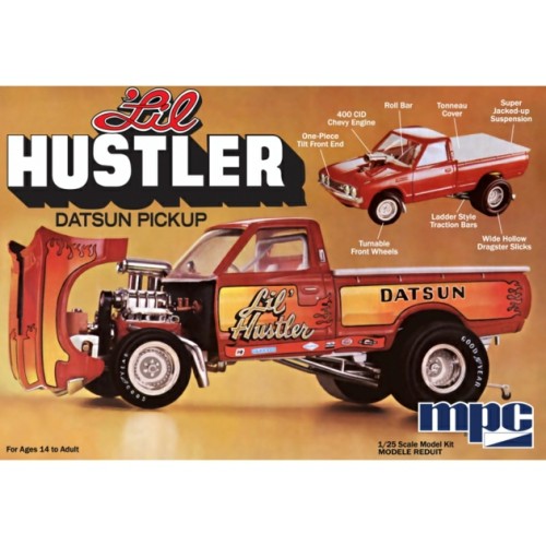 MPC982 - 1/25 1975 DATSUN PICKUP LI'L HUSTLER (PLASTIC KIT)