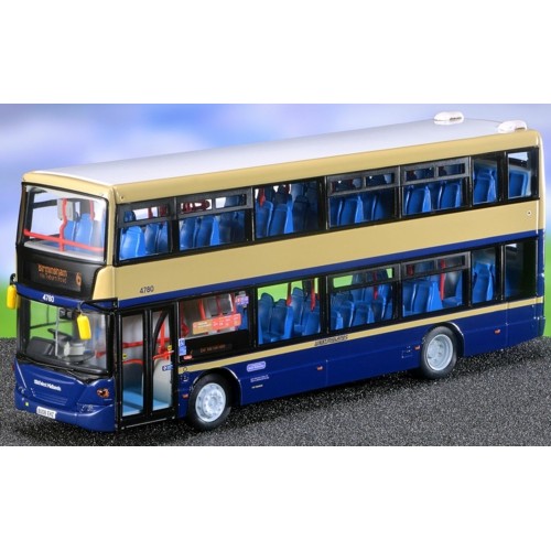 NMCUK9501 - 1/76 SCANIA OMNICITY DOUBLE DECKER NATIONAL EXPRESS WEST MIDLANDS (HERITAGE LIVERY)