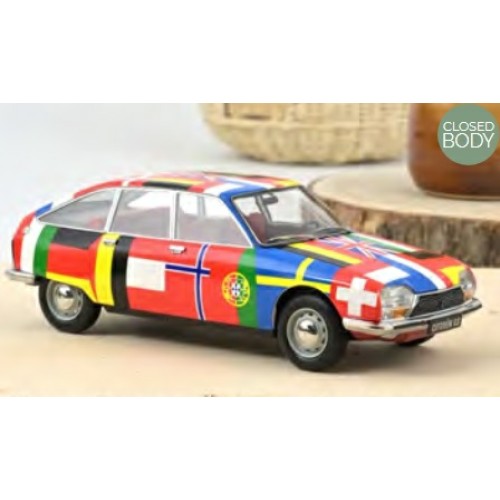 NV181667 - 1/18 CITROEN GS 1972 FLAGS 2ND RELEASE